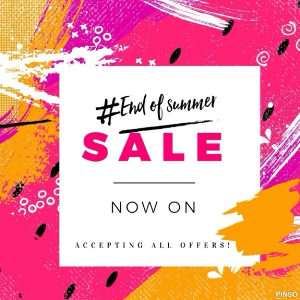 end of the summer!! ☀️ make me an offer ♥️ 🏝️
